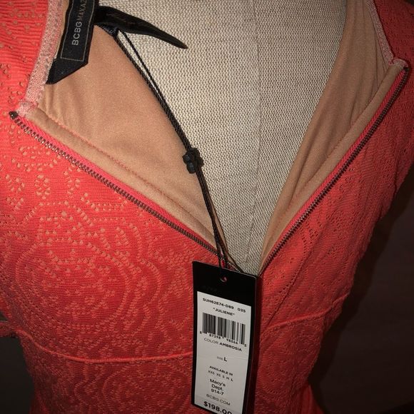 Bcbg juliene peplum ambrosia knee length dress - Picture 3 of 5